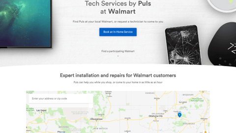 Puls Walmart Web Page